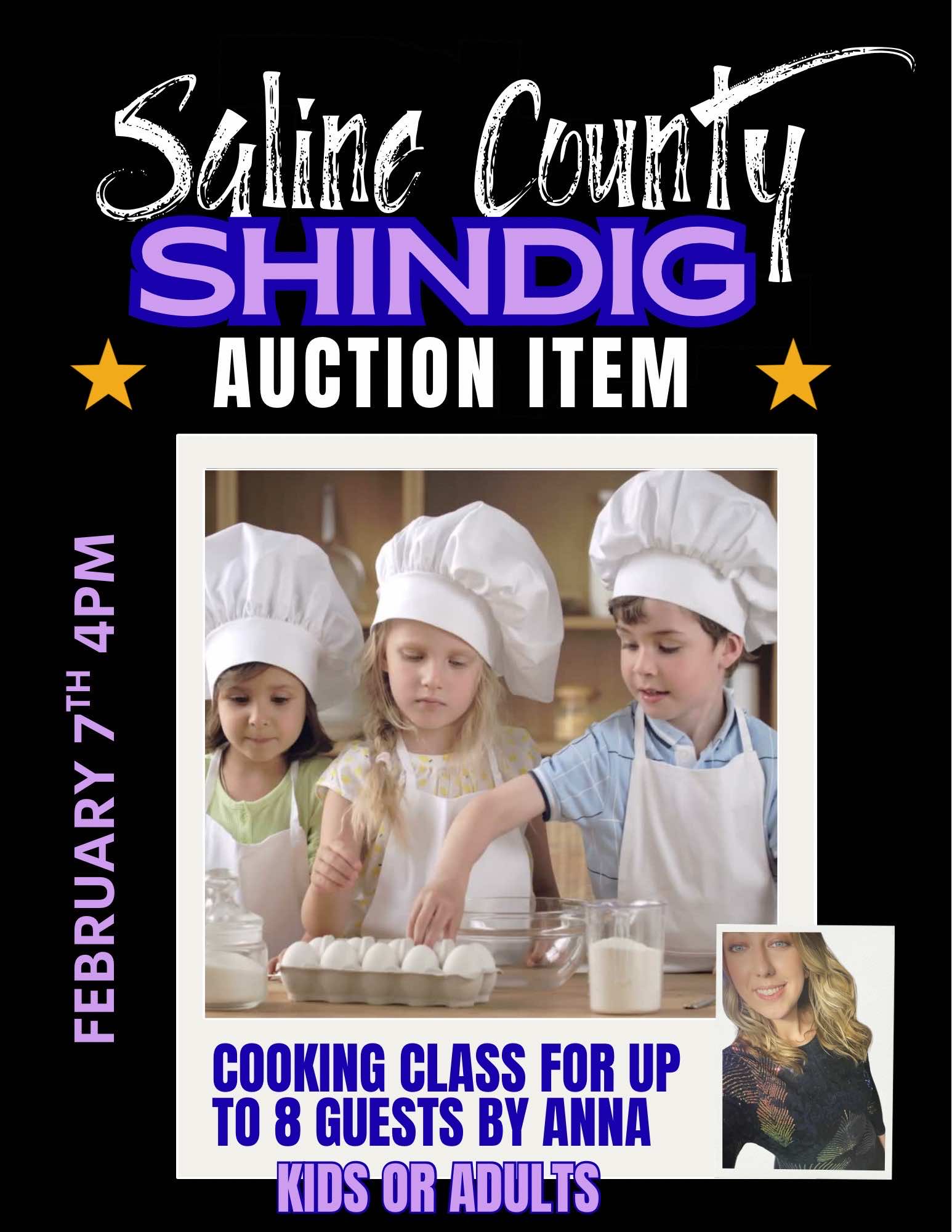 Auction Item - Cooking Class for 8